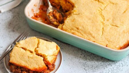 Sloppy Joe Cornbread Casserole