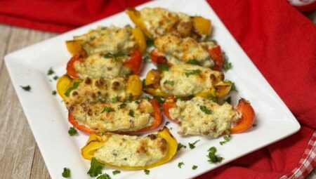 4 Ingredient Air Fryer Pepper Poppers