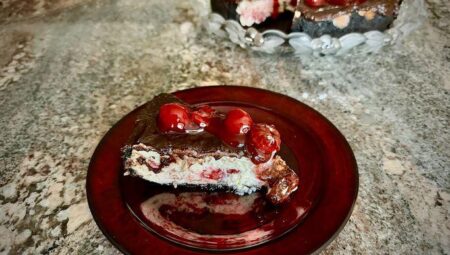 Chocolate Cherry Cheesecake