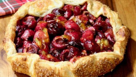 Puff Pastry Cherry Crostata