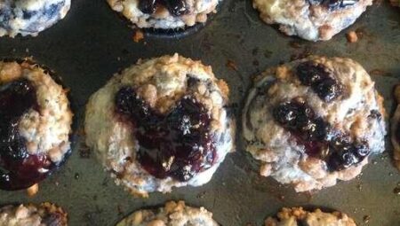 Cherry Cobbler Muffins