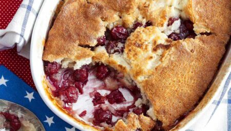 Fresh Cherry Cobbler