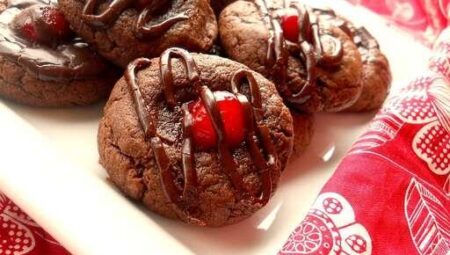 Chocolate Covered Cherry Cookies