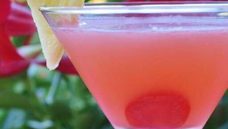 Pineapple Upside-down Cake Martinis