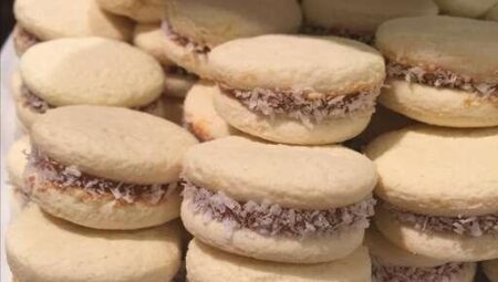 Gluten-Free Sandwich Cookies with Dulce de Leche (Alfajores)