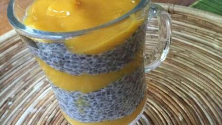 Overnight Mango Chia Pudding