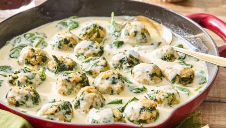 Chicken Florentine Meatballs