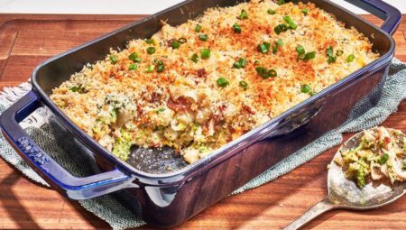 Loaded Bacon Ranch Mac and Cheese Casserole