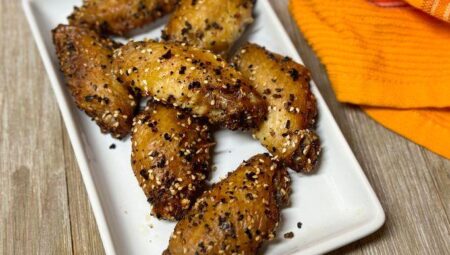 2-Ingredient Everything Bagel Chicken Wings