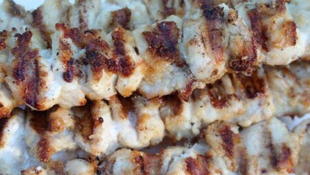 Garlic Parmesan Chicken Skewers