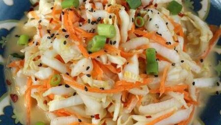 Quick and Easy Kimchi Salad