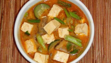 Korean Tofu and Vegetable Soup