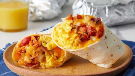 Freeze-and-Reheat Breakfast Burritos