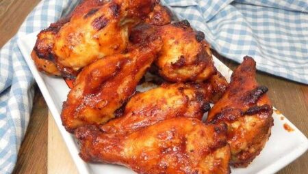 Air Fryer BBQ Chicken Drummies