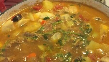 True Dominican Sancocho (Meat and Vegetable Stew)