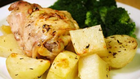 Lebanese Chicken and Potatoes