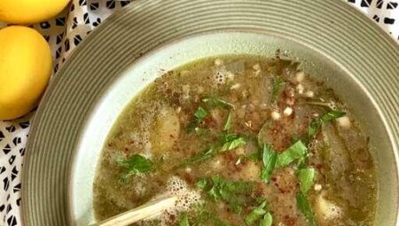 Chard Lentil Soup, Lebanese-Style