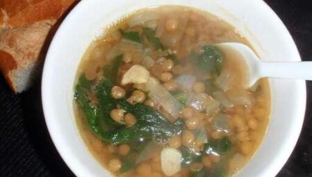 Lentil and Green Collard Soup