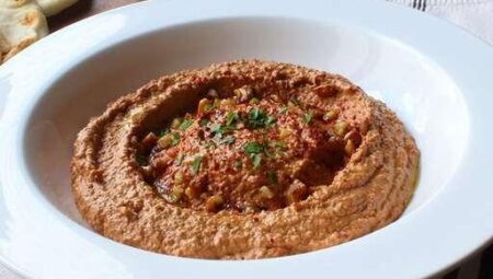 Muhammara (Roasted Pepper & Walnut Spread)