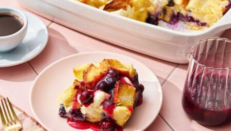 Overnight Blueberry French Toast