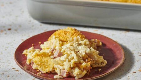 Cheesy Ham and Hash Brown Casserole