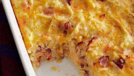 Cheesy Amish Breakfast Casserole