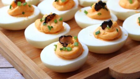 Truffle Deviled Eggs