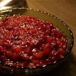 Cranberry Sauce with Apricots, Raisins, and Orange